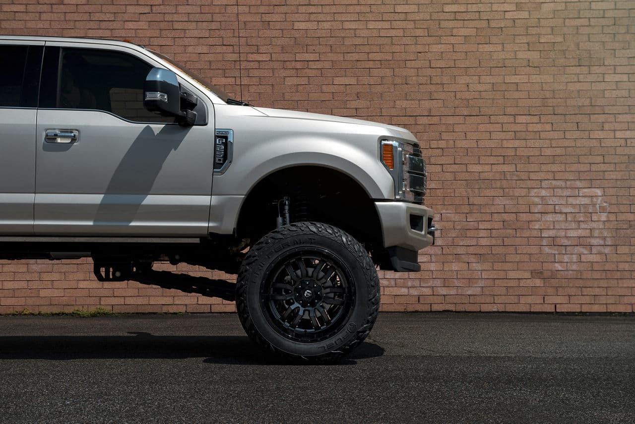 Interior of 2017 Ford F250 with truck suv wheels