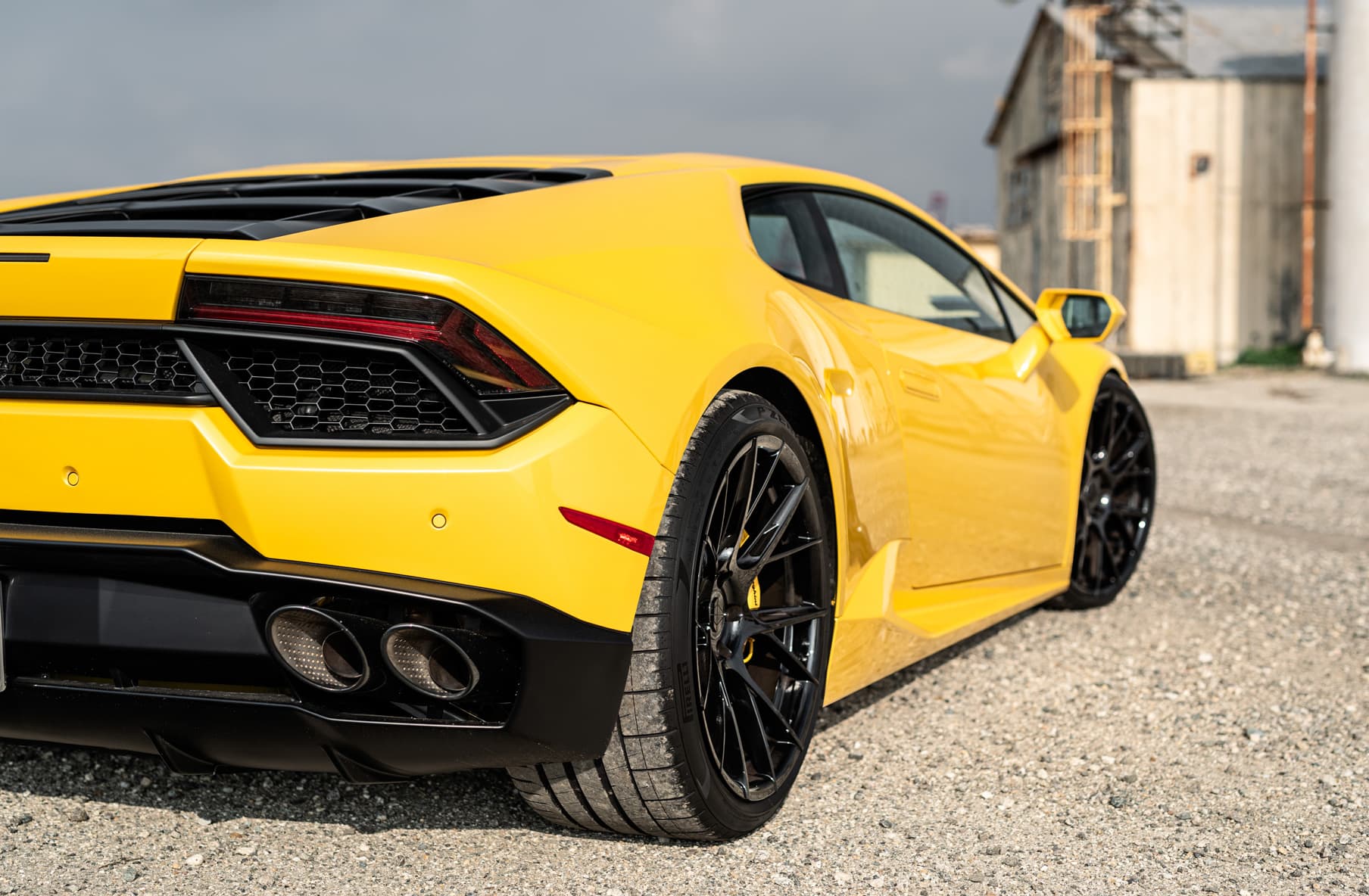 2017 Lamborghini Huracan — custom build, rear view