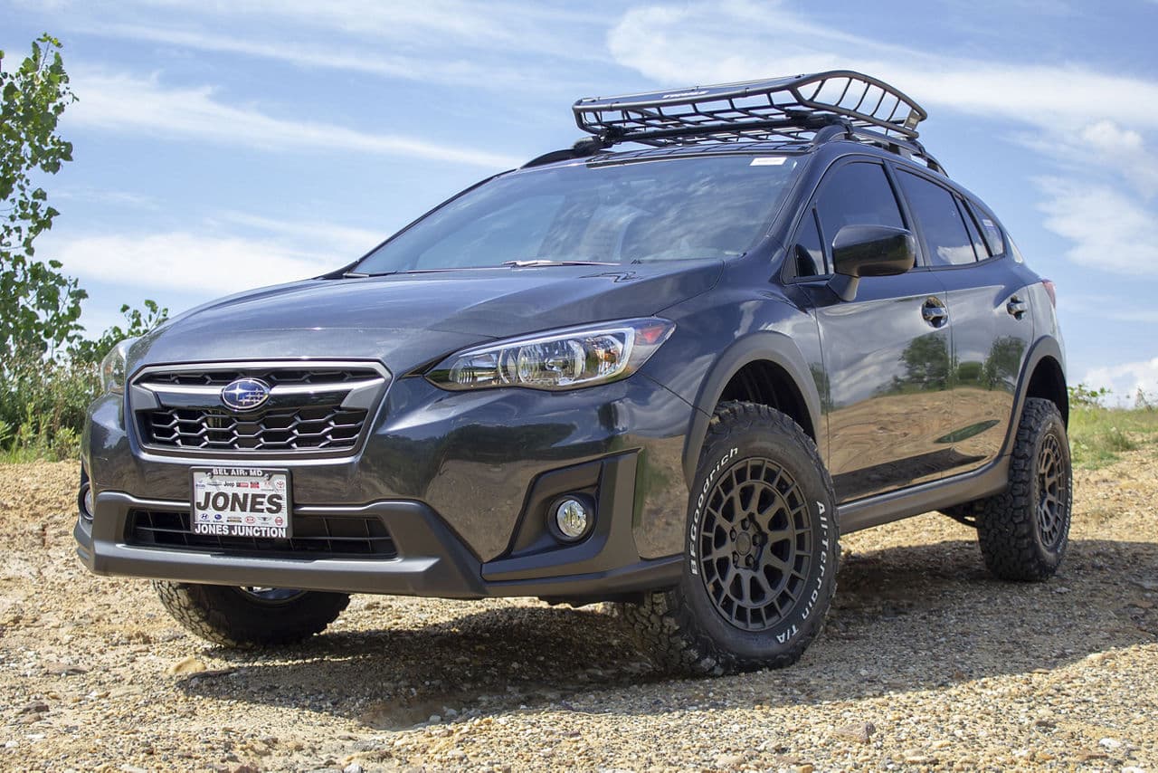 Interior of 2017 Subaru Crosstrek with wheels