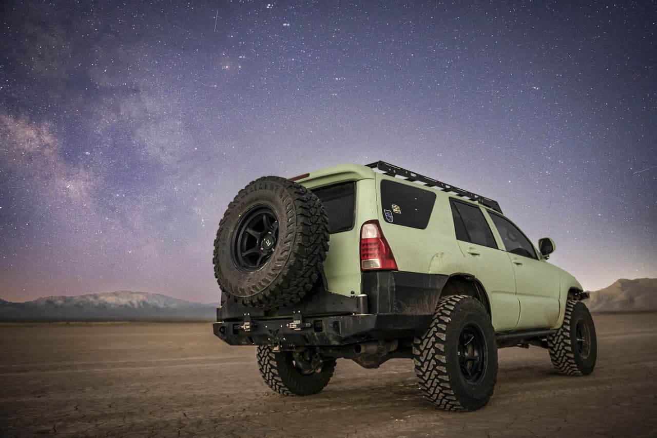 Rear view of 2017 Toyota 4Runner with wheels