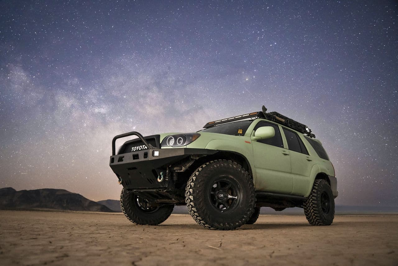 Interior of 2017 Toyota 4Runner with wheels