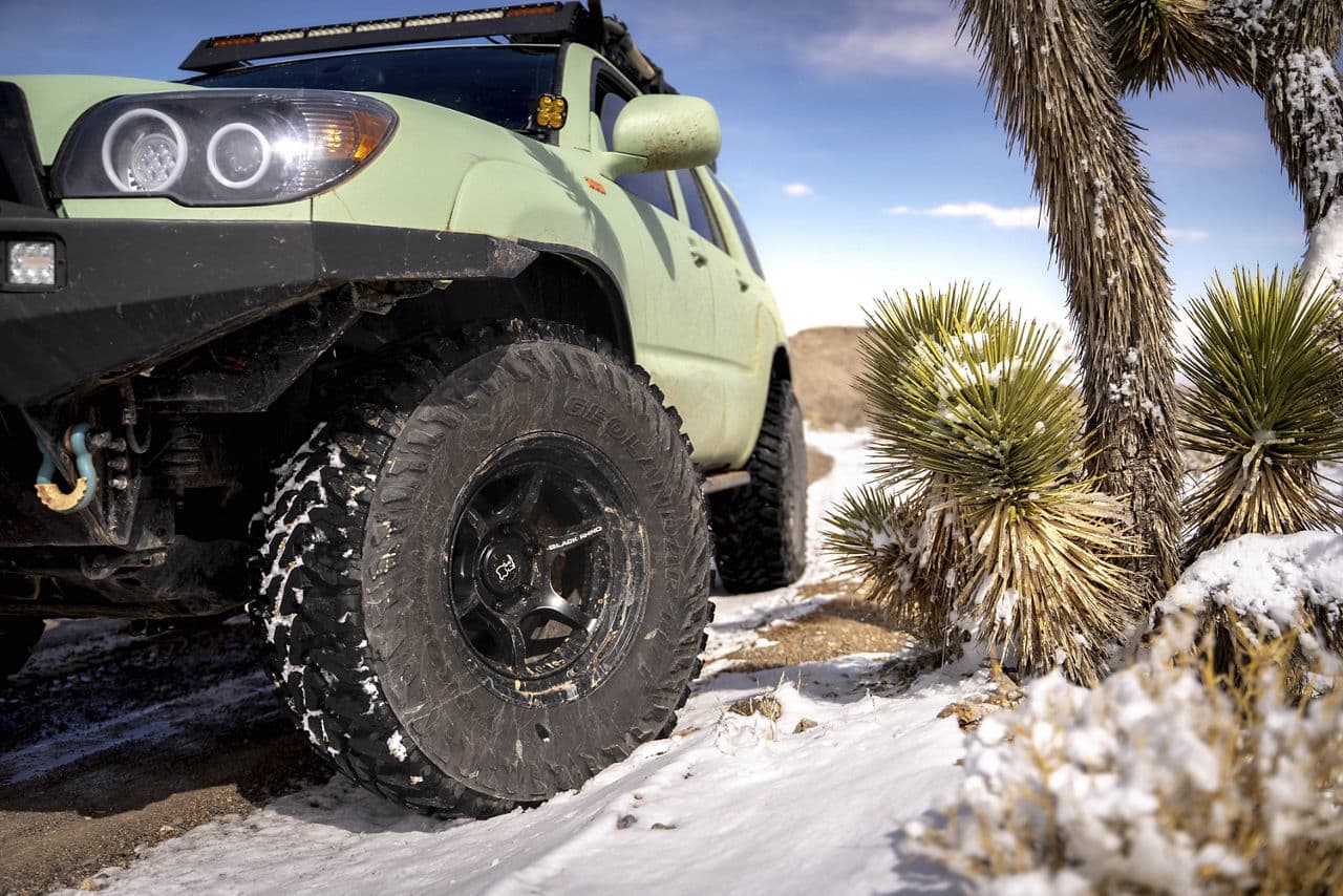 Detail view of 2017 Toyota 4Runner with wheels