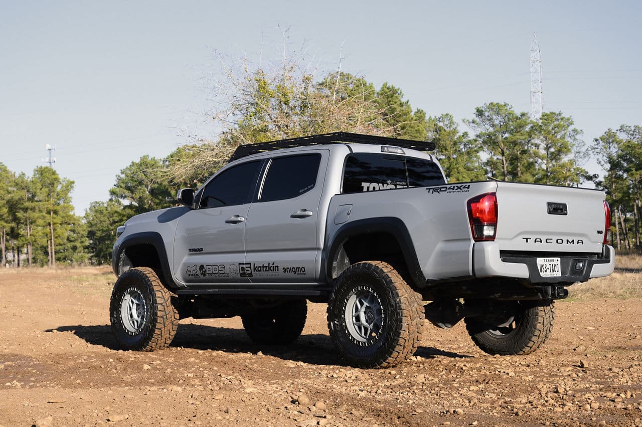Front view of 2017 Toyota Tacoma with wheels
