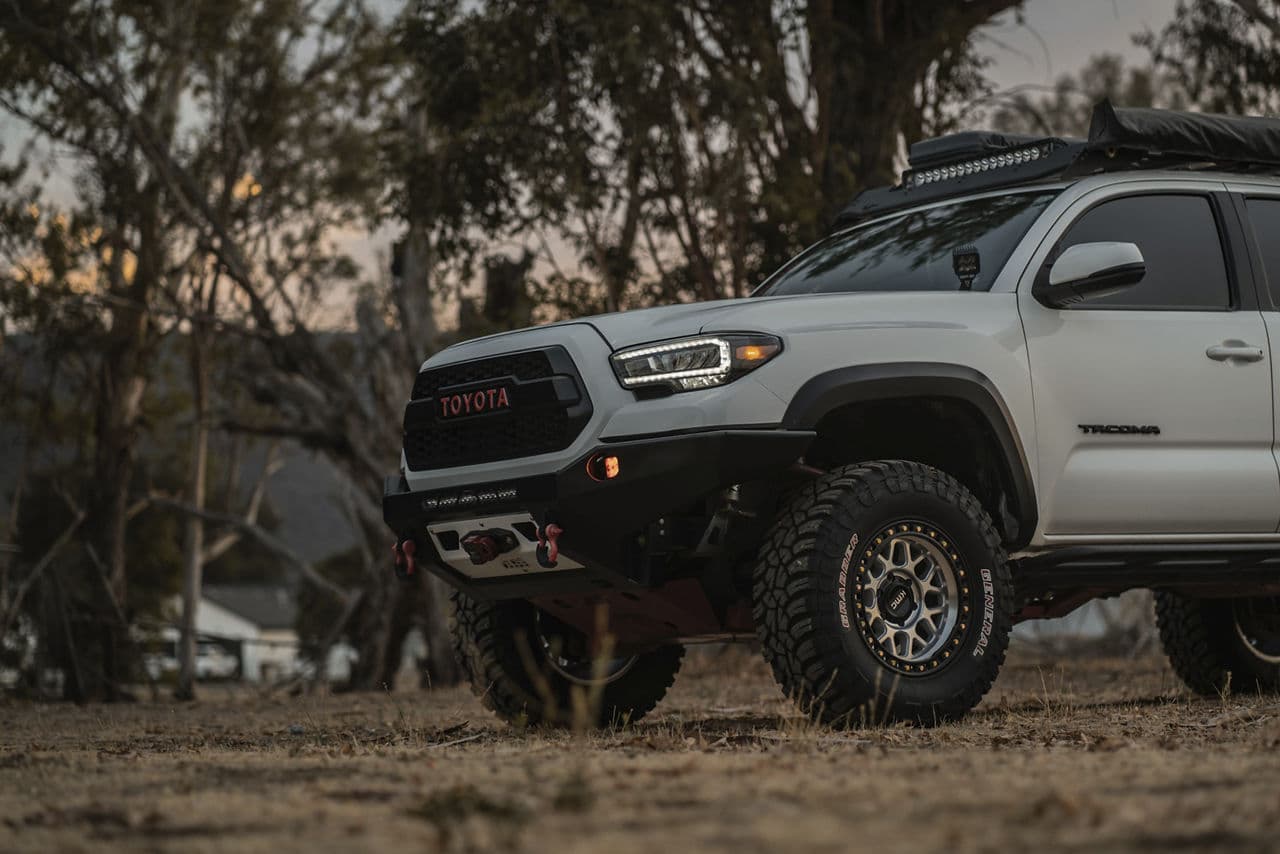 Interior of 2017 Toyota Tacoma with wheels