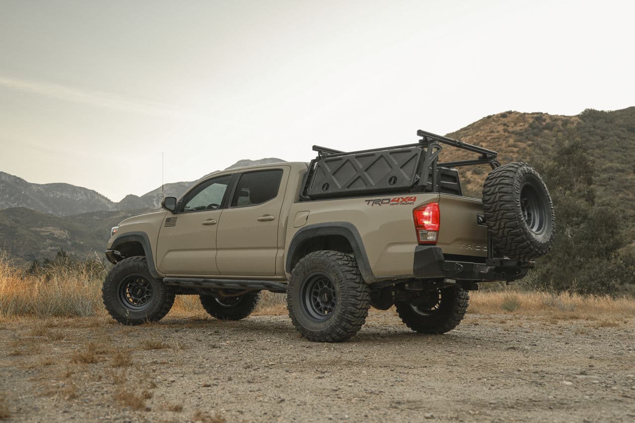 Front view of 2017 Toyota Tacoma with wheels