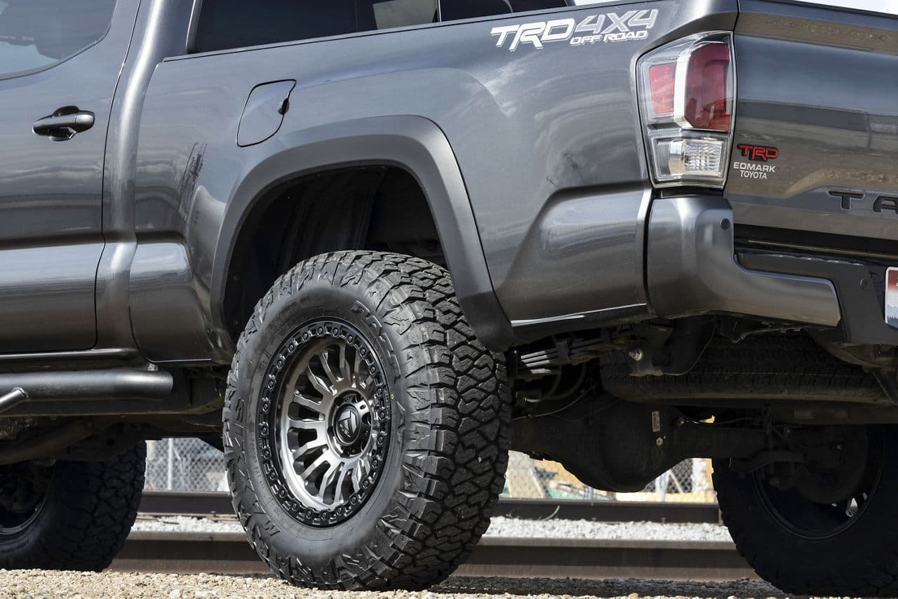Interior of 2017 Toyota Tacoma with wheels