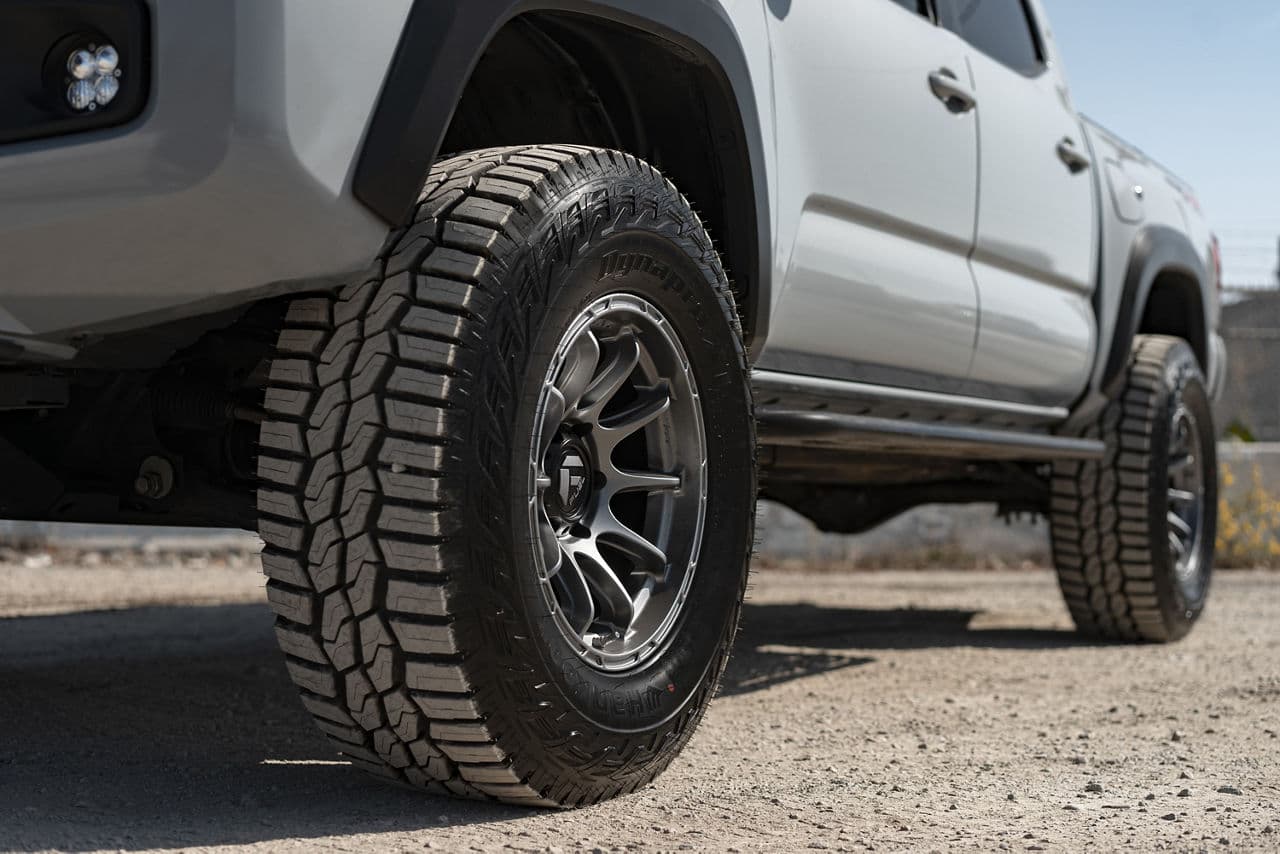 Interior of 2017 Toyota Tacoma with wheels