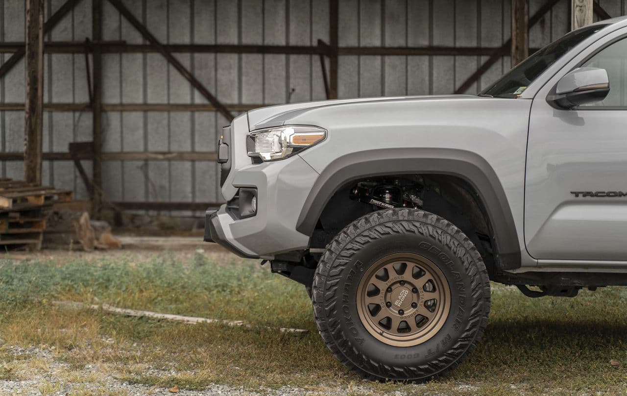 Interior of 2017 Toyota Tacoma with wheels