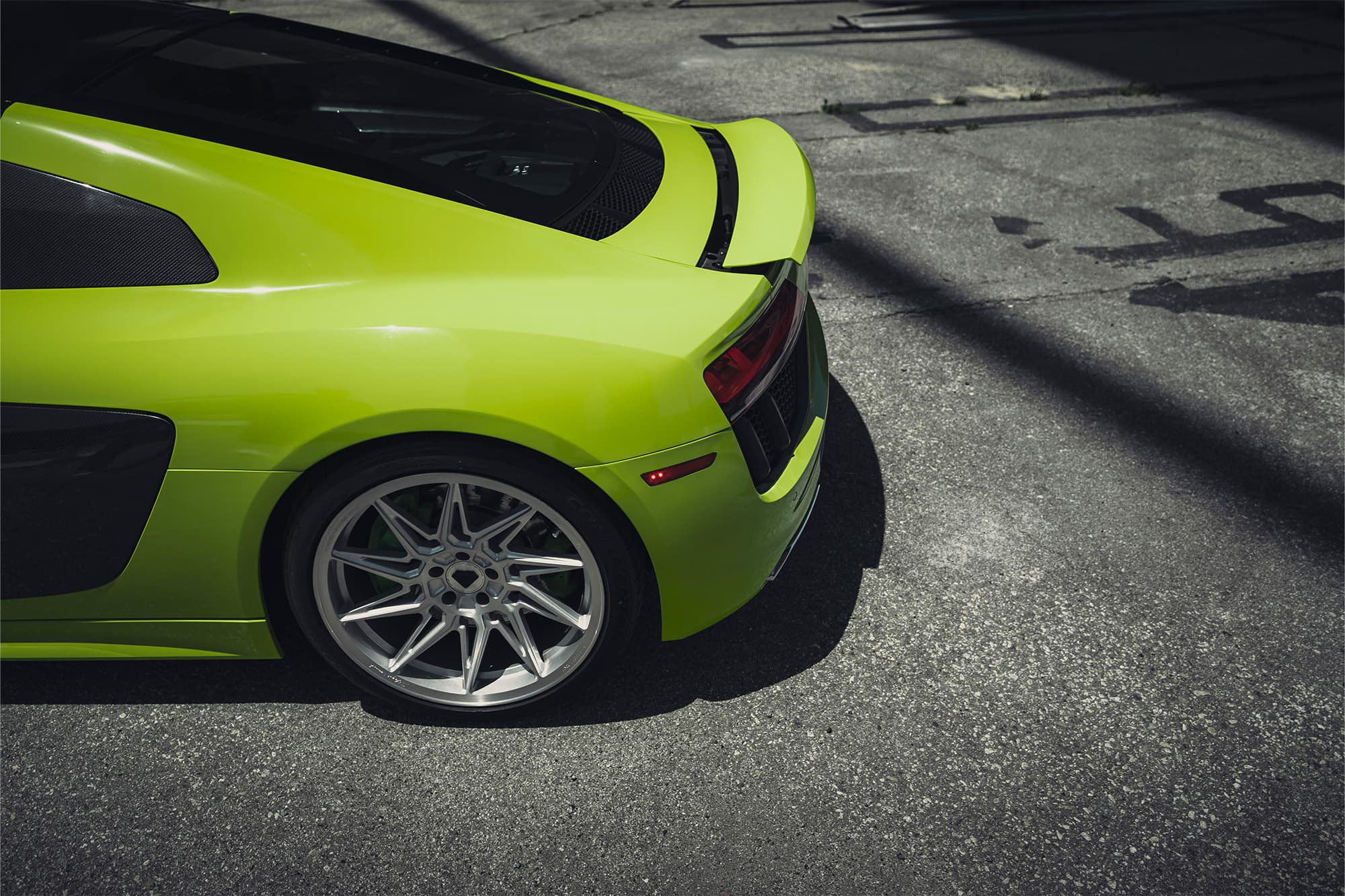 2018 Audi R8 — custom build, rear view