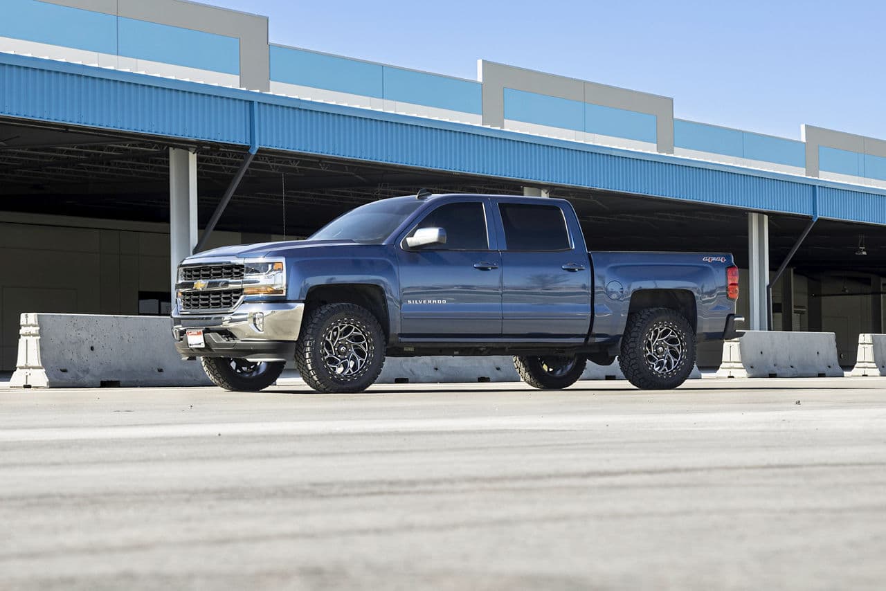 Detail view of 2018 Chevrolet Silverado with truck suv wheels