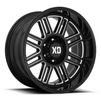 Detail view of 2018 Chevrolet Silverado with wheels