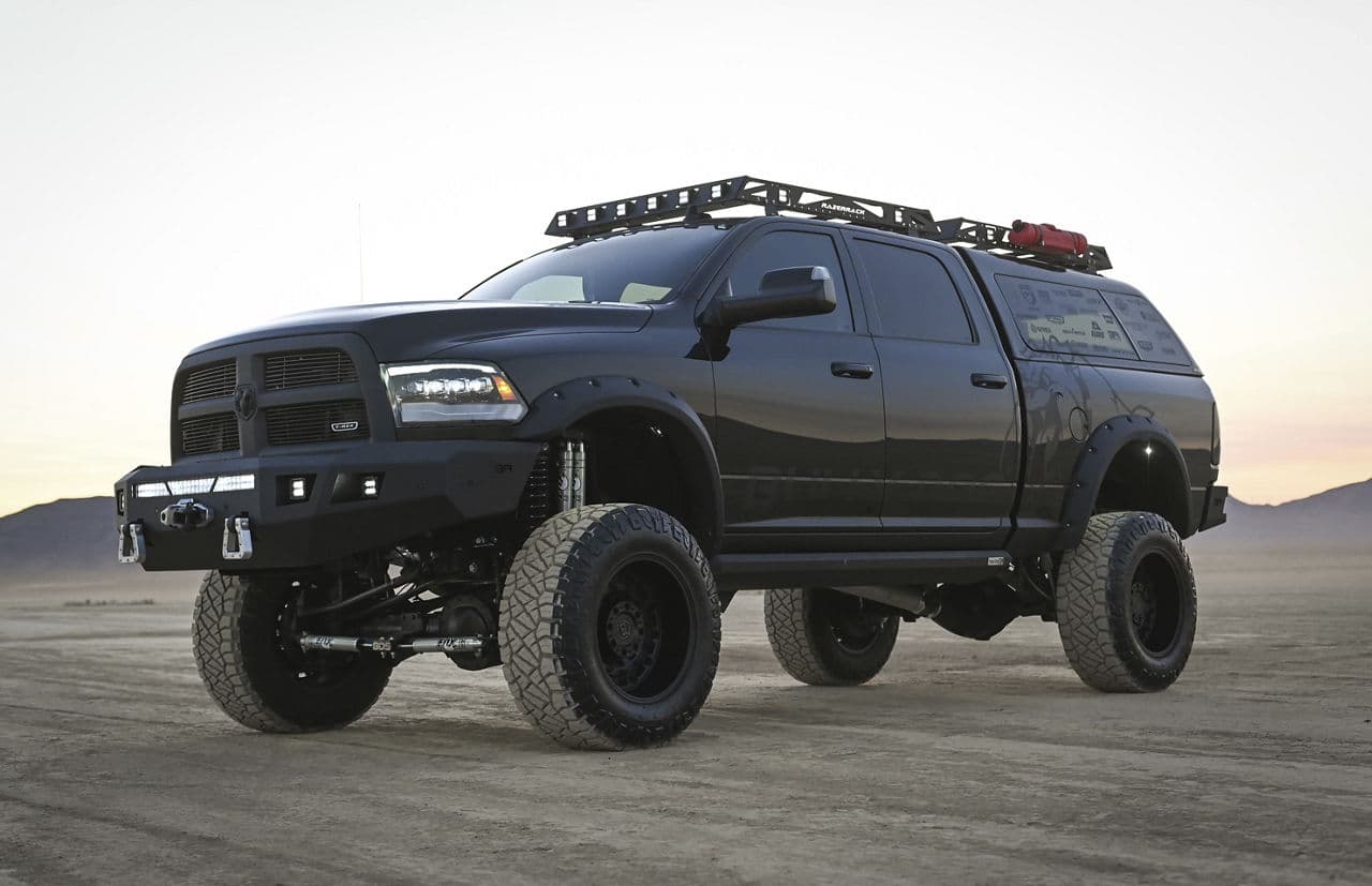 Side profile of 2018 Dodge Ram 2500 with truck suv wheels