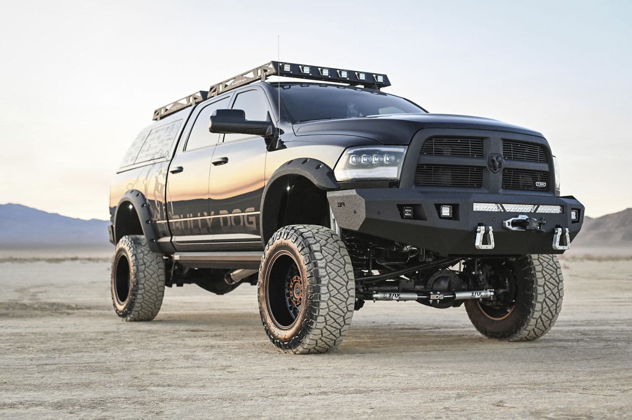 Rear view of 2018 Dodge Ram 2500 with truck suv wheels