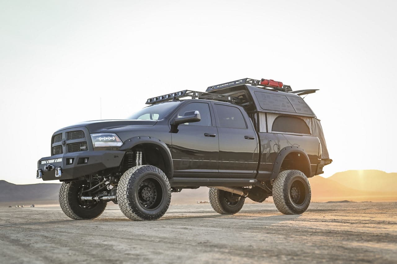 Interior of 2018 Dodge Ram 2500 with truck suv wheels