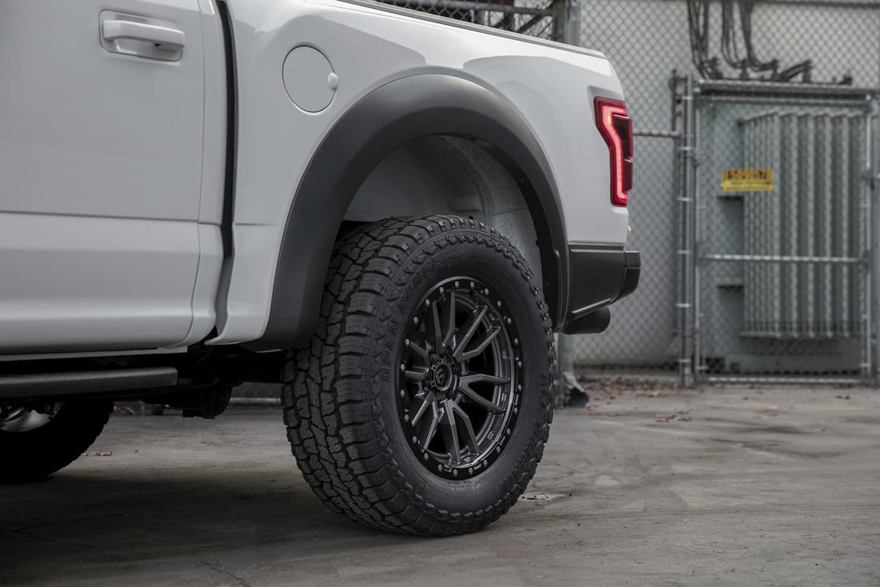 Interior of 2018 Ford F150 Raptor with truck suv wheels