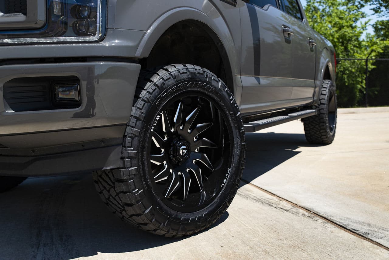 Interior of 2018 Ford F150 with truck suv wheels