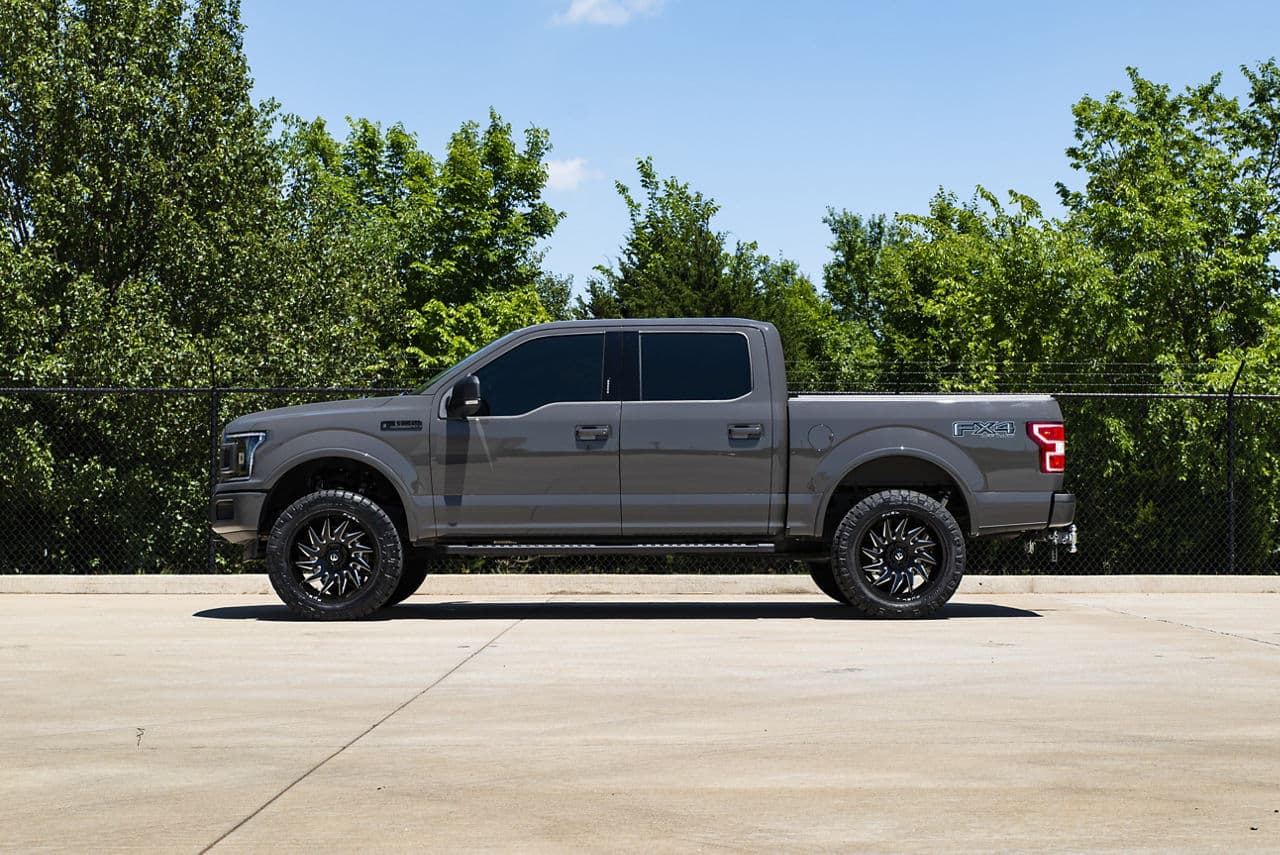 Detail view of 2018 Ford F150 with truck suv wheels