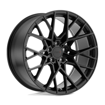 Side profile of 2018 Ford Mustang with wheels