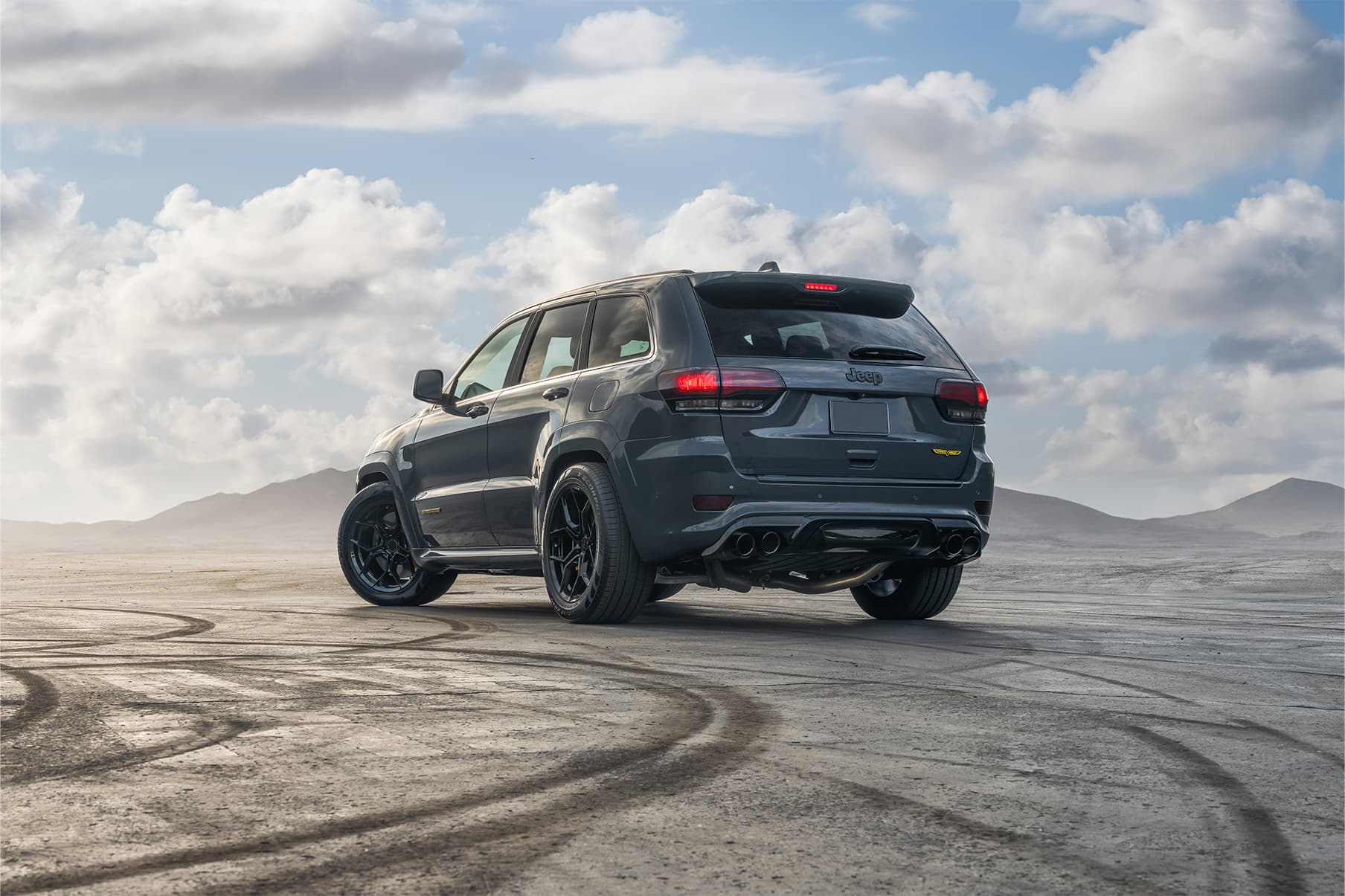 2018 Jeep Grand Cherokee Trackhawk — custom build, rear view