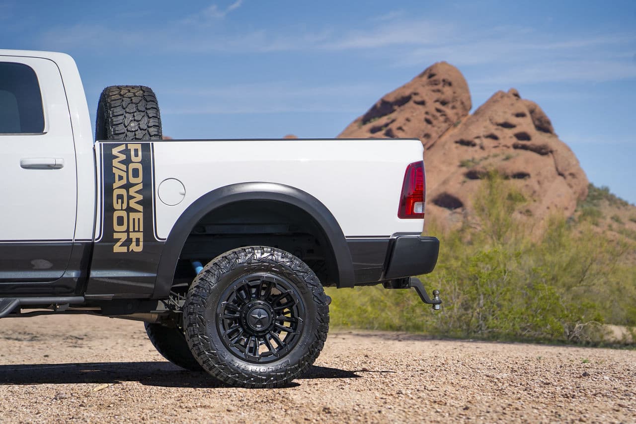 Detail view of 2018 Ram 2500 Power Wagon with truck suv wheels