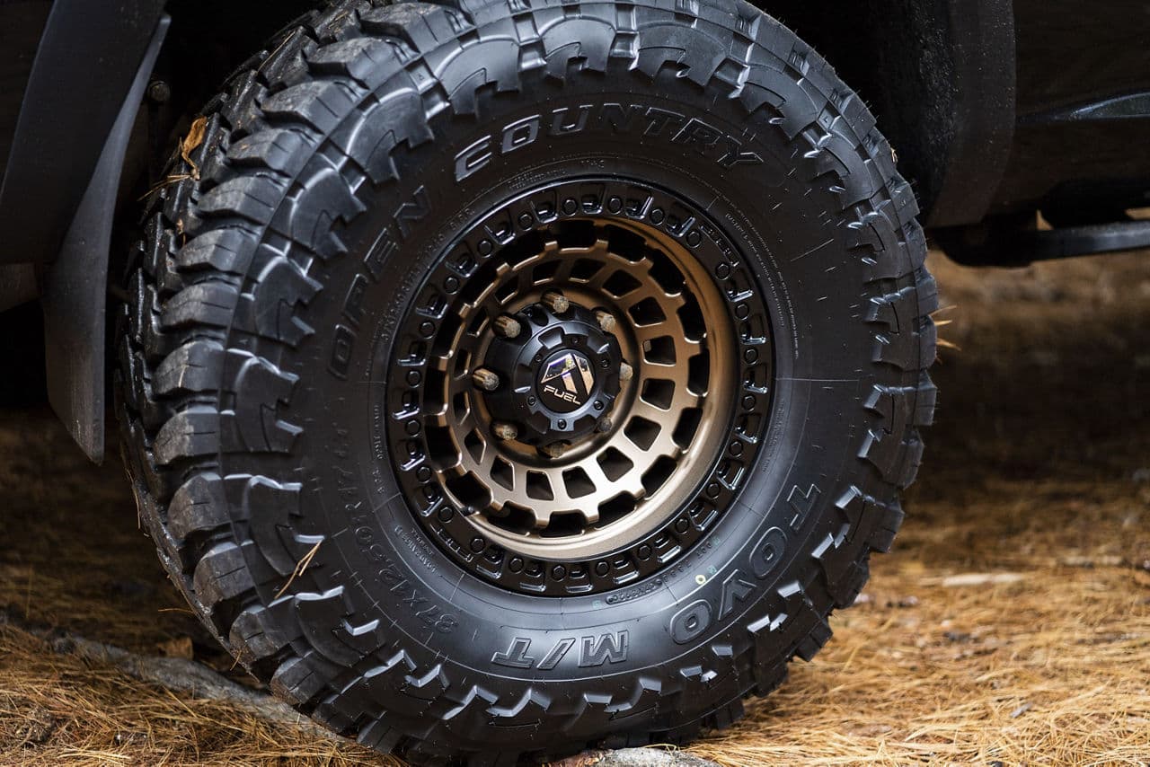 Rear view of 2018 Ram 2500 with wheels