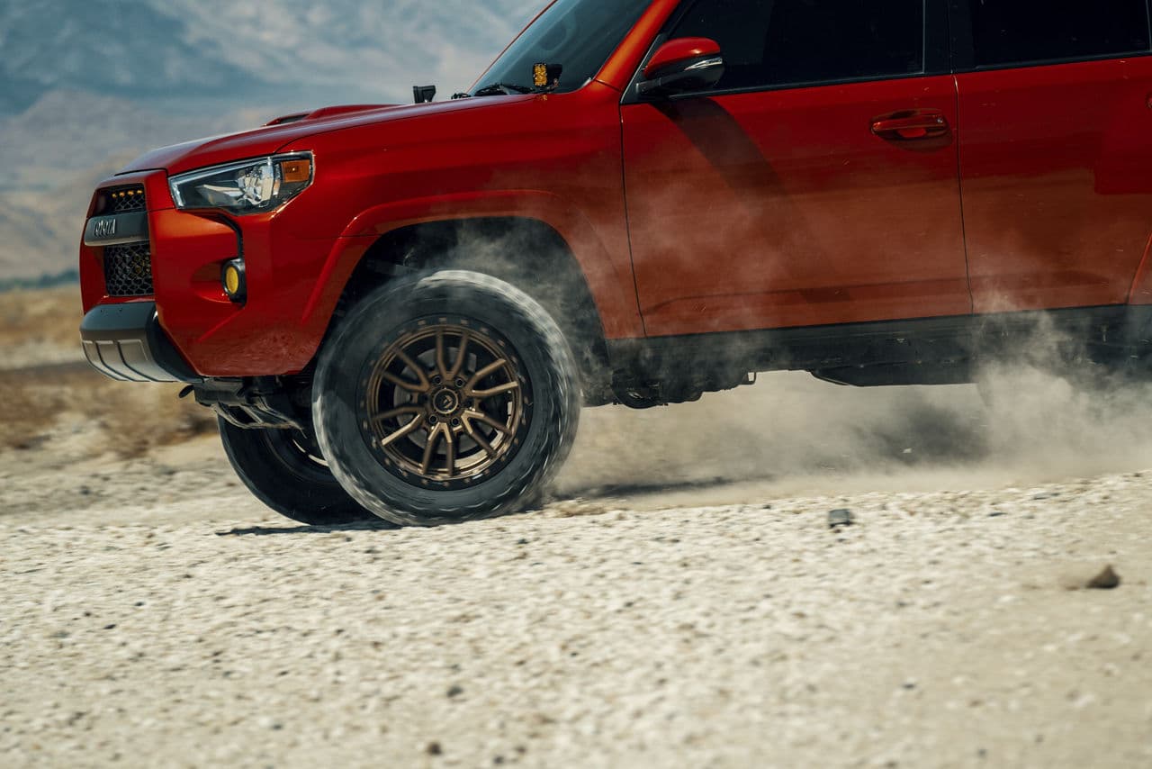 Interior of 2018 Toyota 4Runner with truck suv wheels