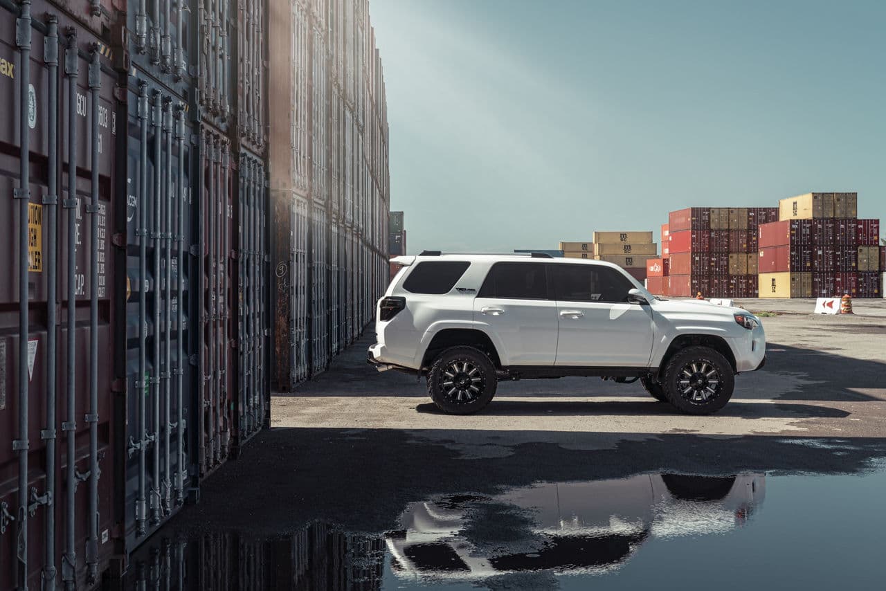 Interior of 2018 Toyota 4Runner with wheels