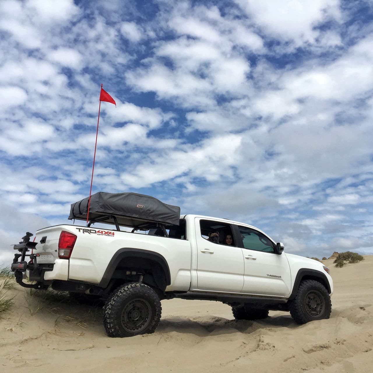 Interior of 2018 Toyota Tacoma TRD Pro with truck suv wheels
