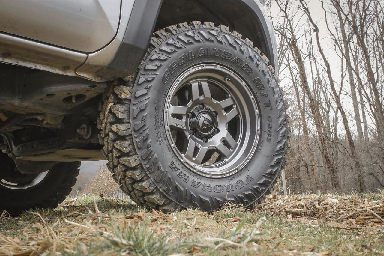 Interior of 2018 Toyota Tacoma with truck suv wheels