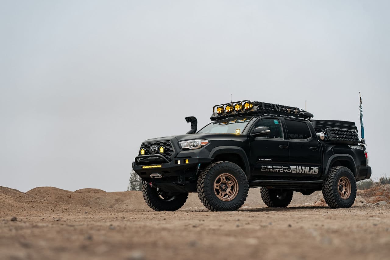 Interior of 2018 Toyota Tacoma with truck suv wheels
