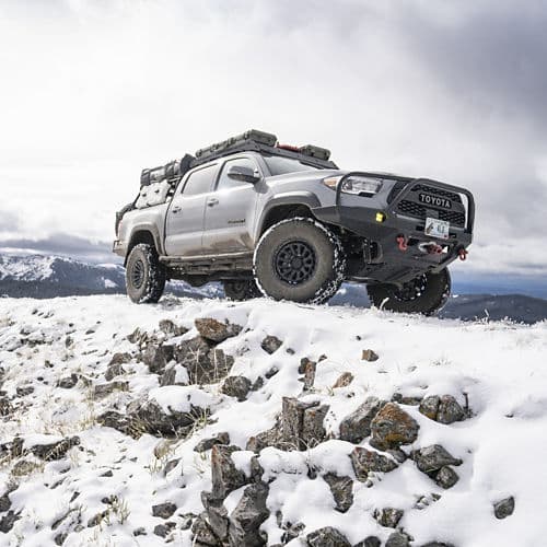Detail view of 2018 Toyota Tacoma with wheels
