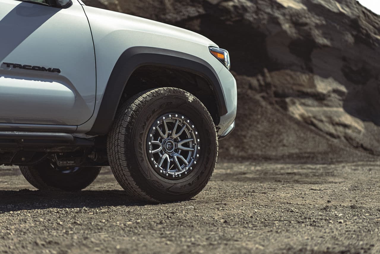 Interior of 2018 Toyota Tacoma with wheels