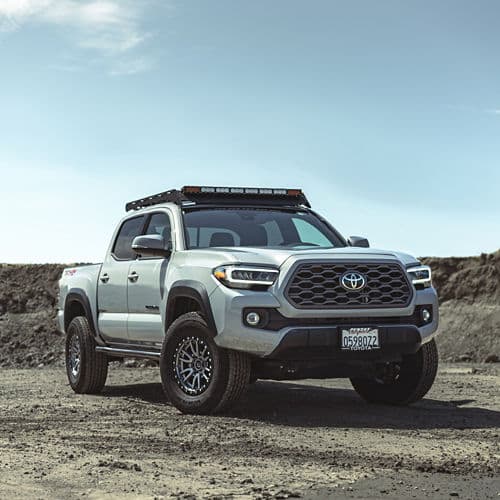 Detail view of 2018 Toyota Tacoma with wheels