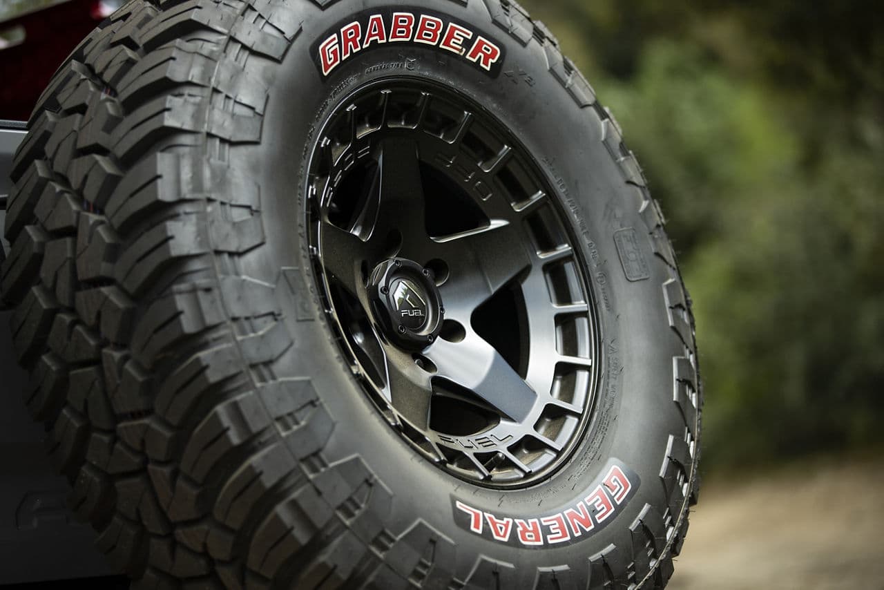 Detail view of 2018 Toyota Tacoma with wheels