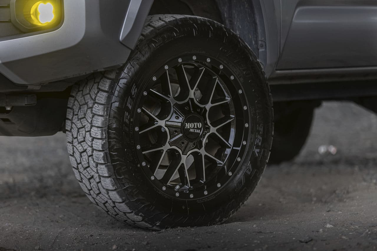 Interior of 2018 Toyota Tacoma with wheels
