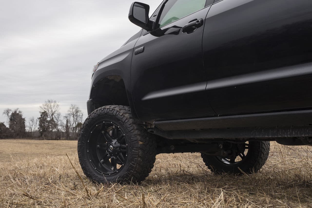 Detail view of 2018 Toyota Tundra with wheels