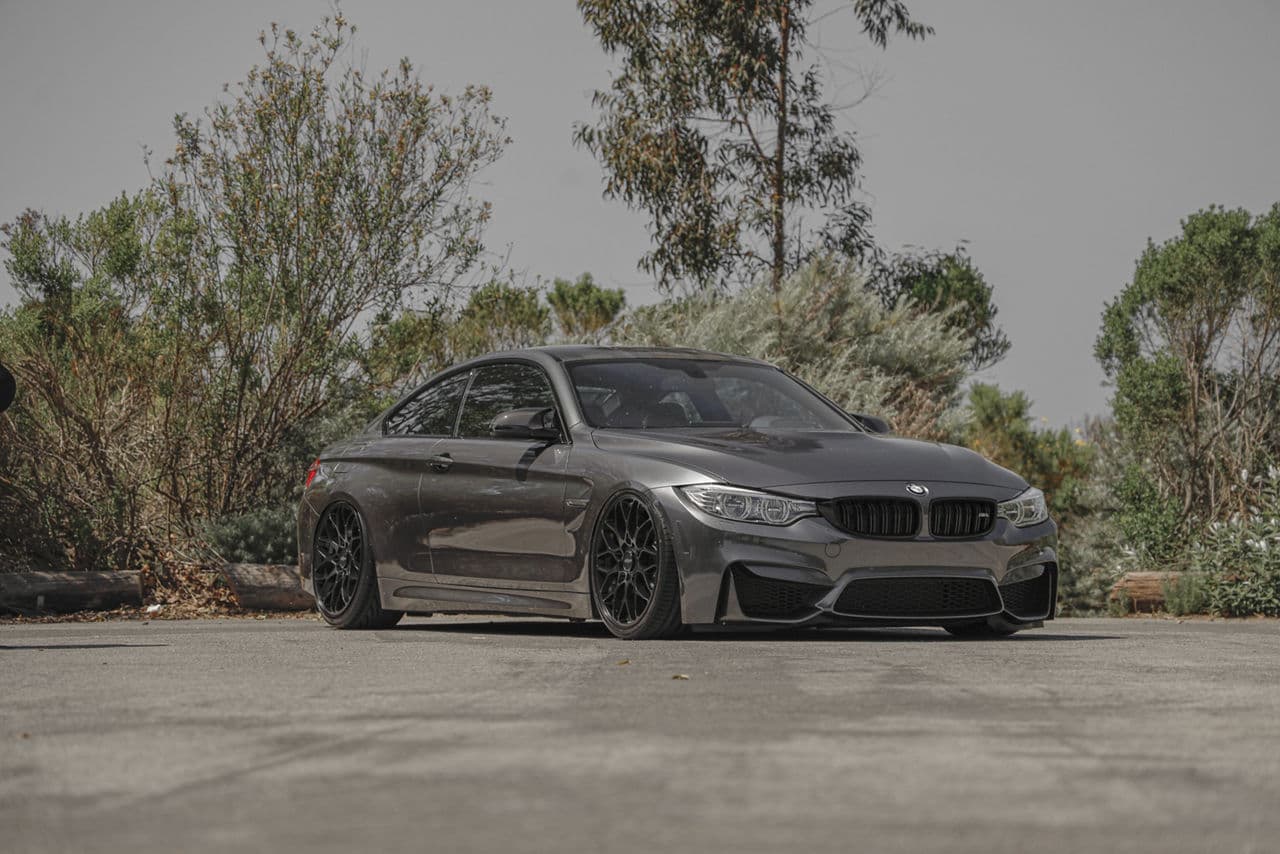 Front view of 2019 BMW M4 with wheels