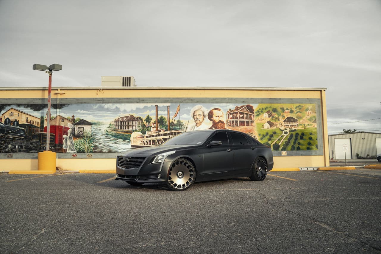 Rear view of 2019 Cadillac CTS with wheels