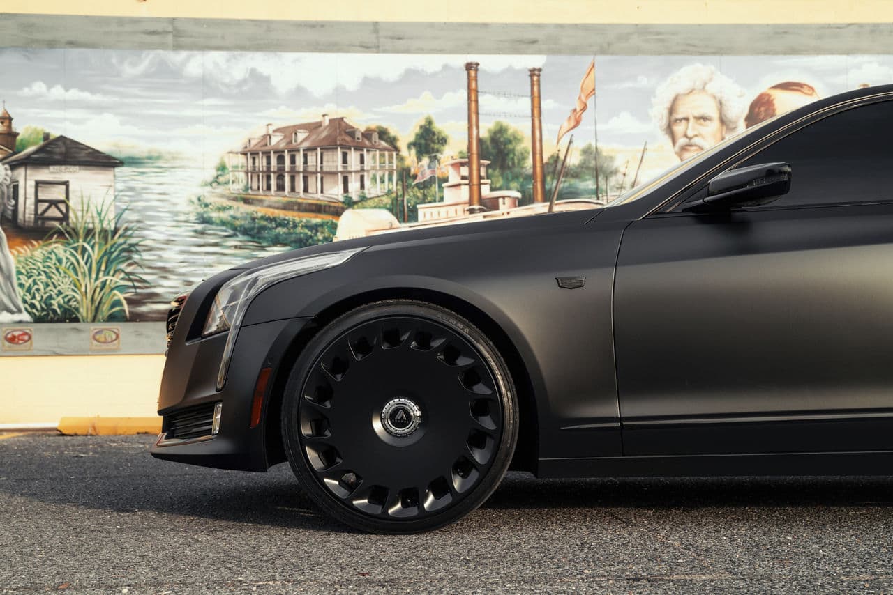 Interior of 2019 Cadillac CTS with wheels