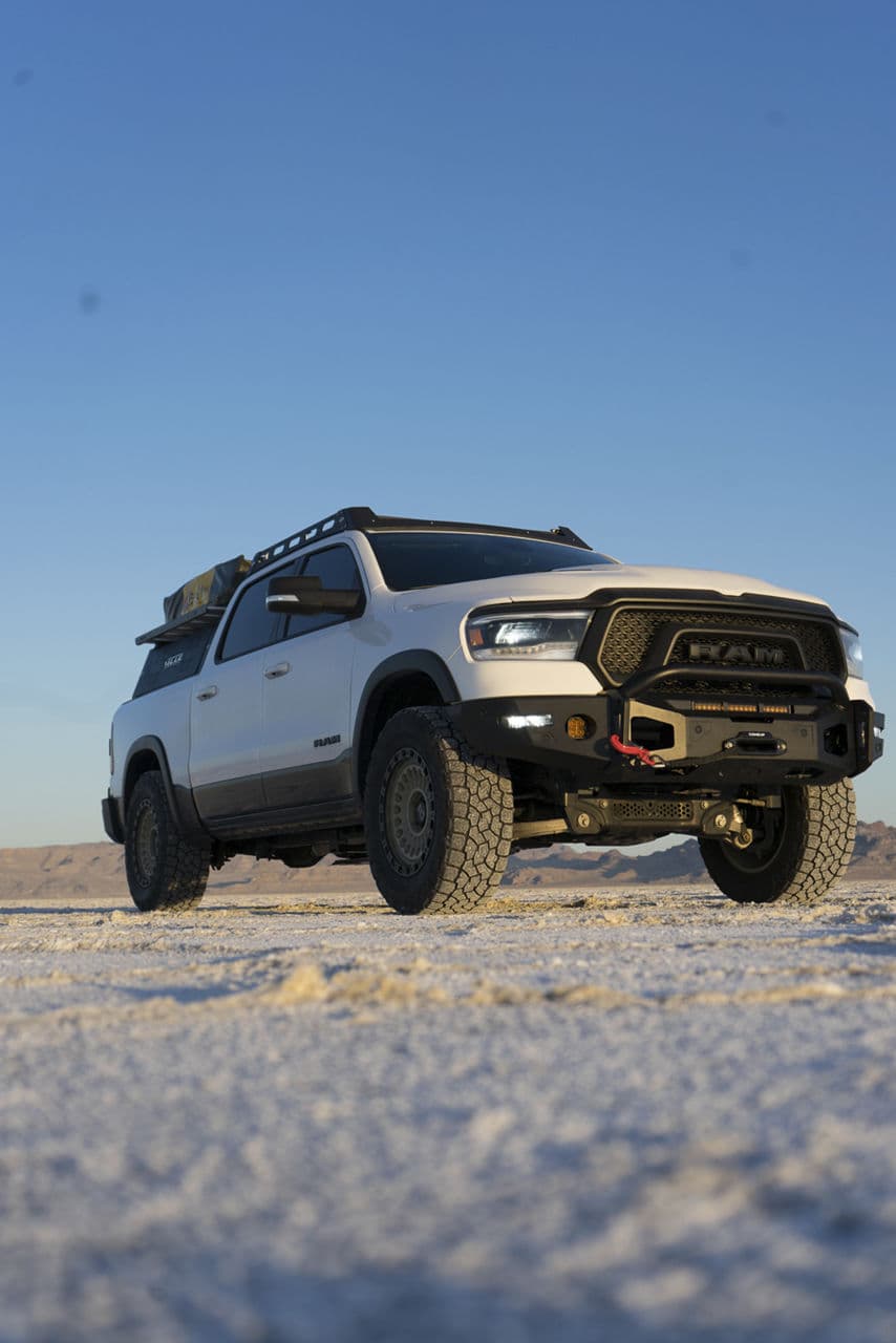 Interior of 2019 Dodge Ram 1500 with wheels