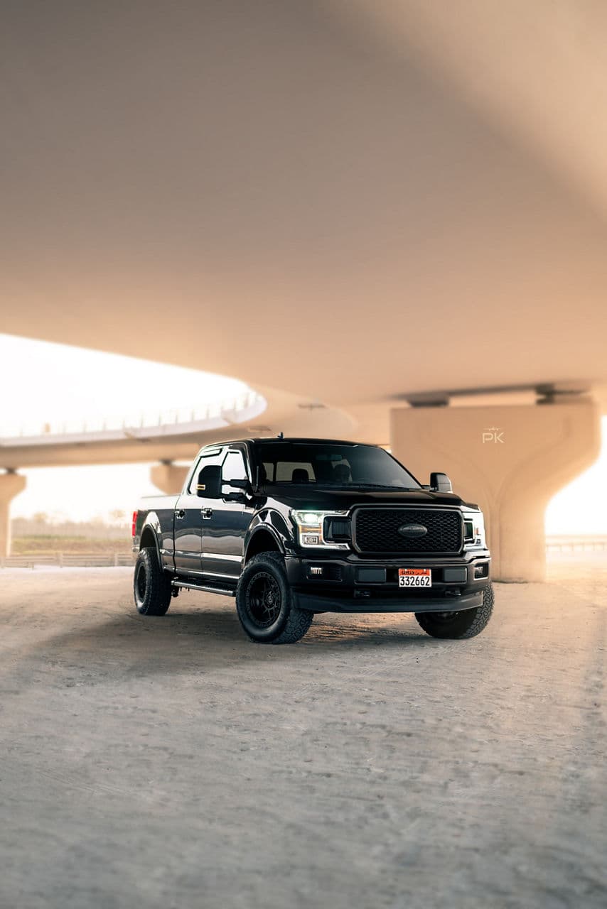 Side profile of 2019 Ford F150 with truck suv wheels