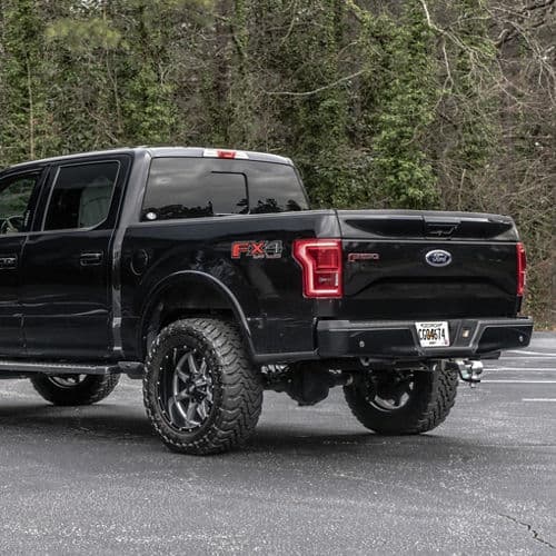 Detail view of 2019 Ford F150 with truck suv wheels