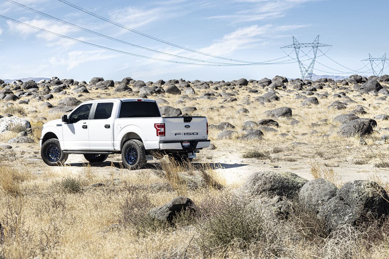 Front view of 2019 Ford F150 with wheels