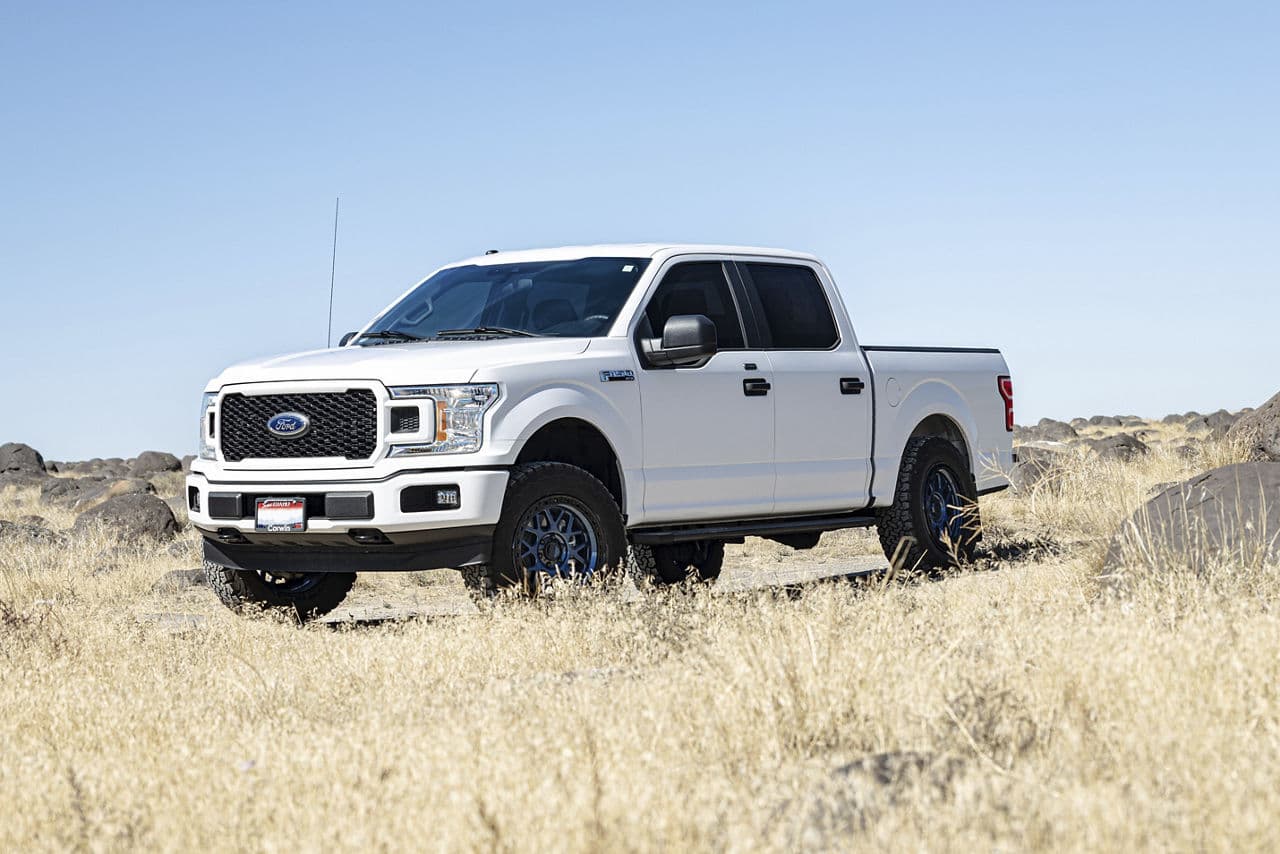Detail view of 2019 Ford F150 with wheels