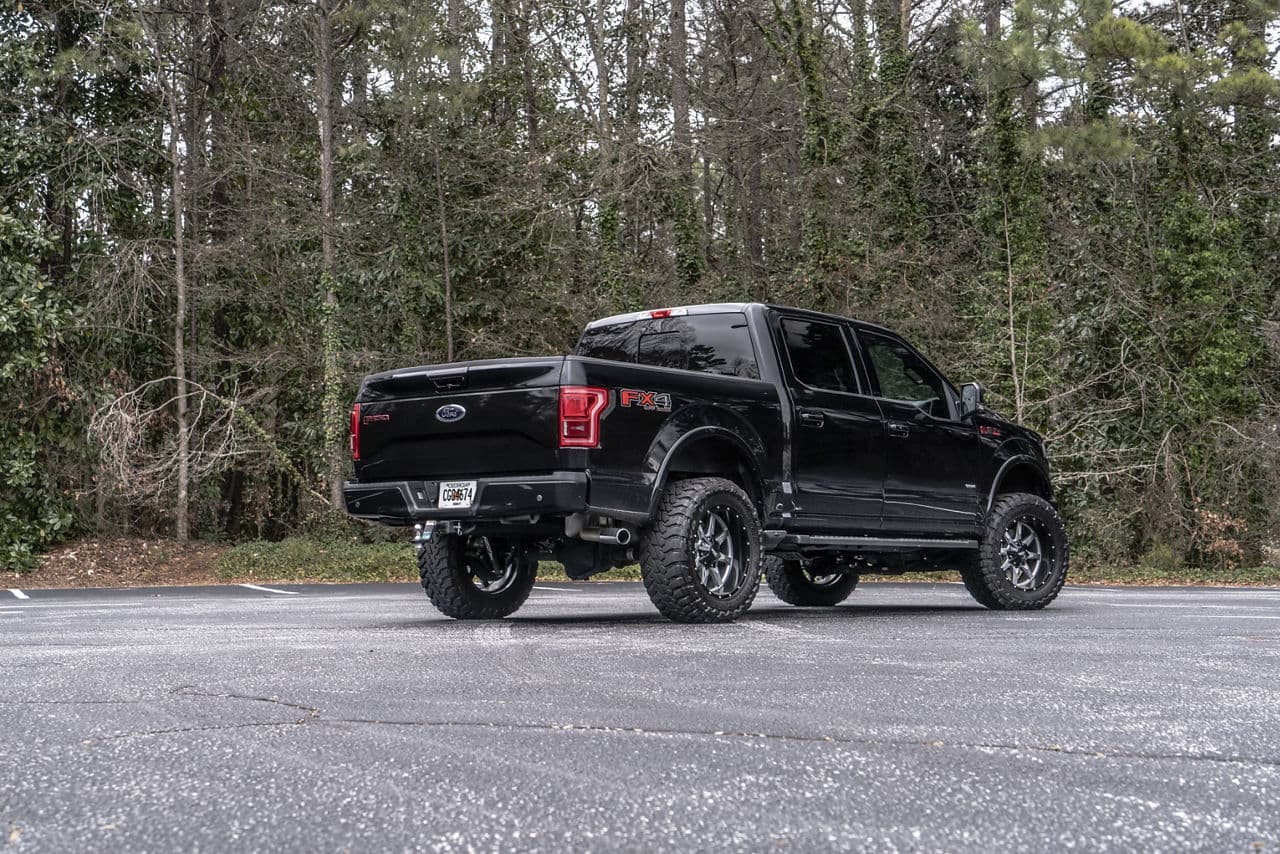 Interior of 2019 Ford F150 with wheels