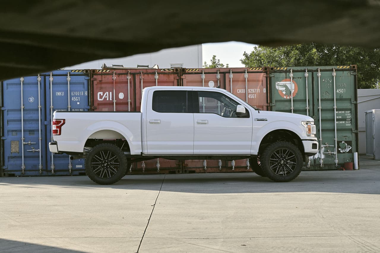 Detail view of 2019 Ford F150 XLT with wheels