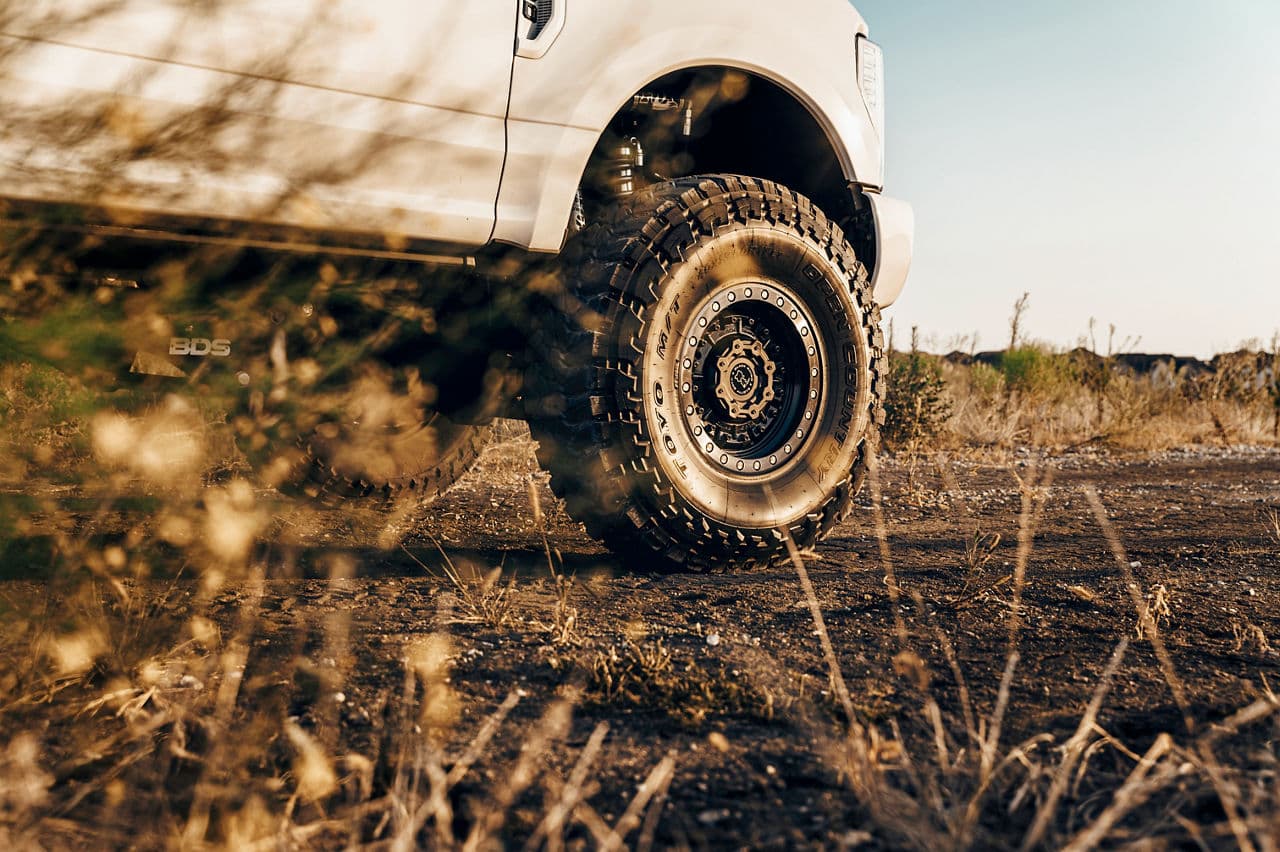 Interior of 2019 Ford F250 Lariat with wheels