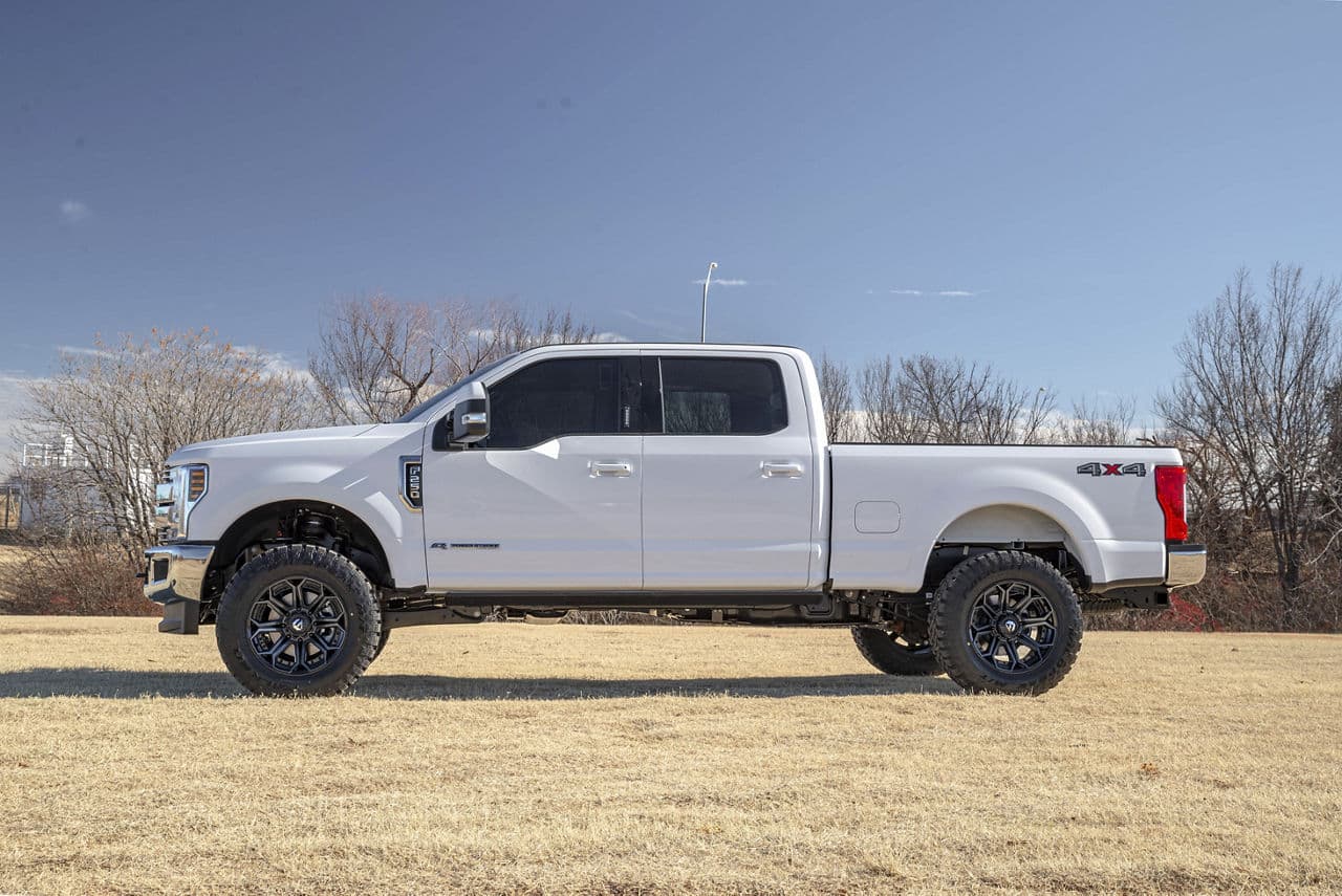 Side profile of 2019 Ford F250 with truck suv wheels