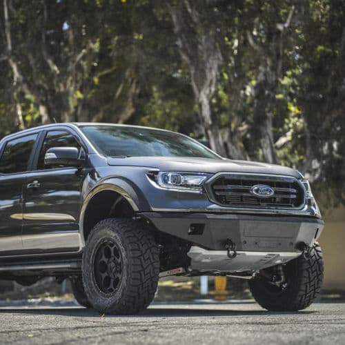 Interior of 2019 Ford Ranger with wheels