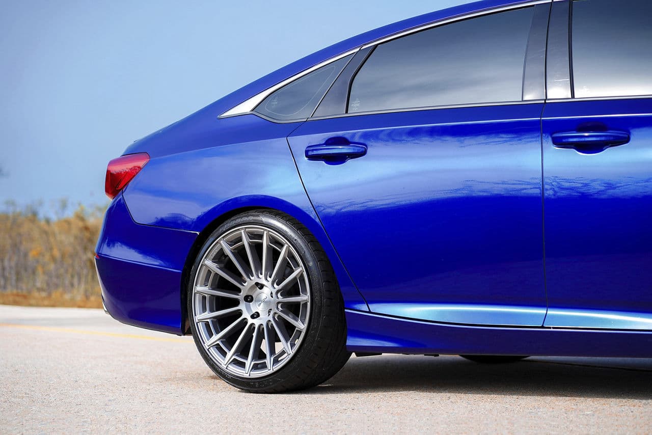 Interior of 2019 Honda Accord with wheels